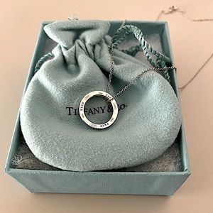 TIFFANY AND CO 1837 CIRCLE NECKLACE